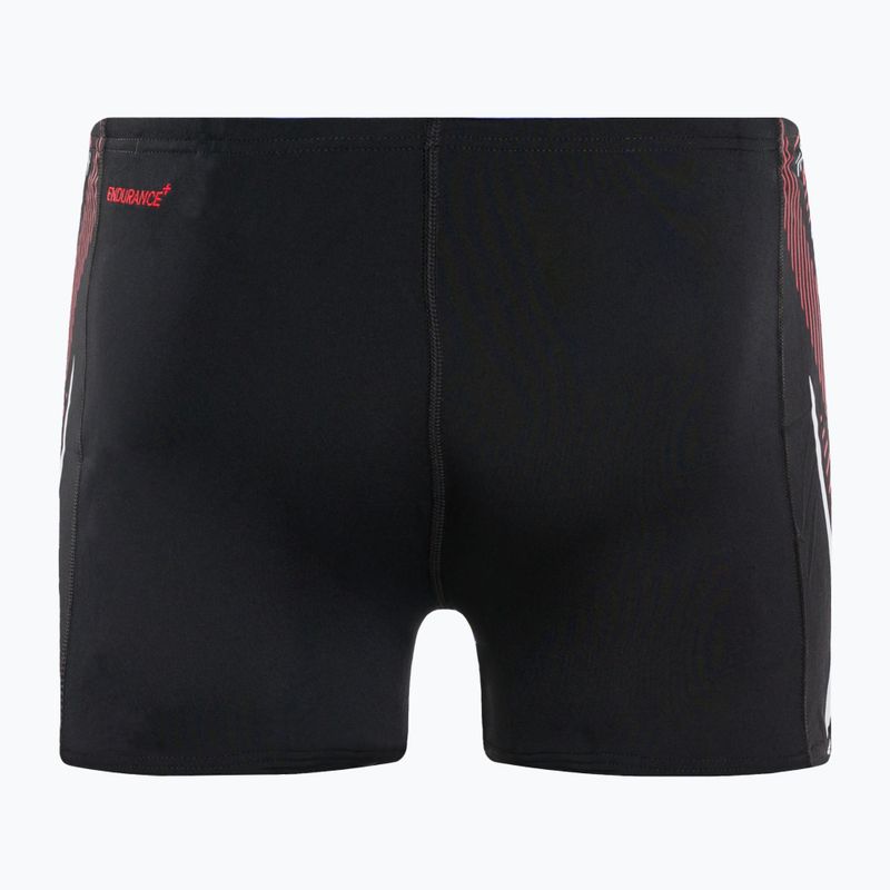 Férfi Speedo Tech Panel Aquashort úszónadrág fekete és piros 8-00303514539 2
