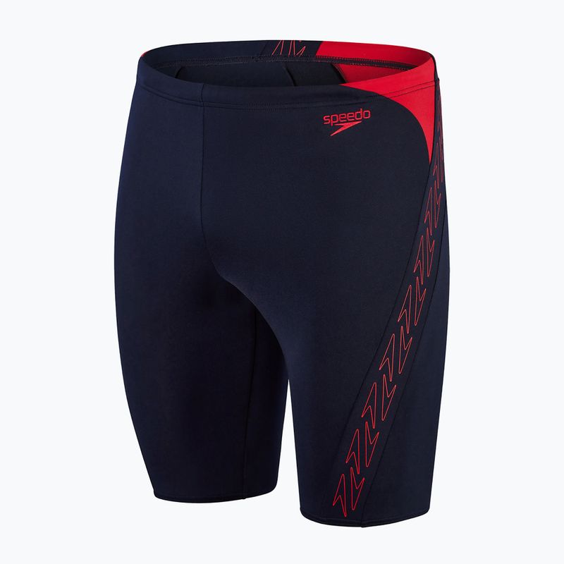 Speedo férfi Hyper Boom Splice Jammer fürdőruha tengerészkék 8-00303815148 4