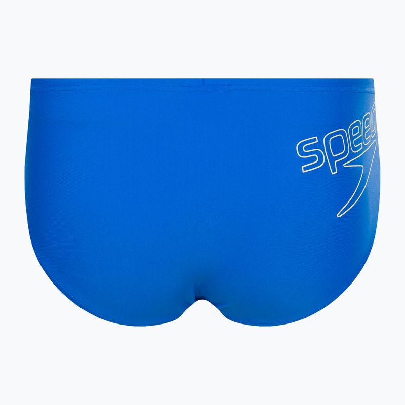 Speedo Logo Brief gyermek úszónadrág kék 8-00314914372 3