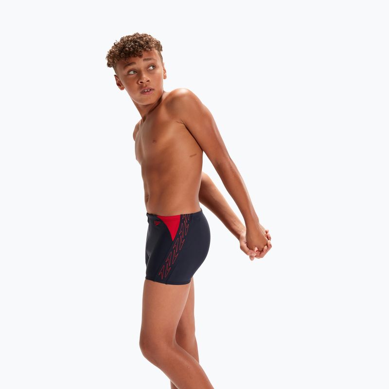 Speedo Hyper Boom Logo Splice Aquashort gyermek fürdőnadrág 8-00315015178 6