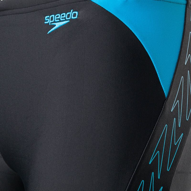 Speedo Hyper Boom Logo Splice Gyermek úszódzseki Fekete 8-00315215176 3