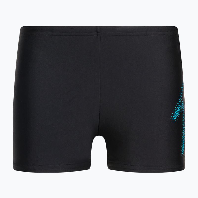 Speedo Hyper Boom Logo Placement Aquashort gyermek fürdőnadrág fekete 8-00315415190
