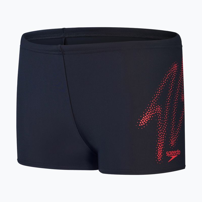 Speedo Hyper Boom Logo Placement Aquashort gyermek fürdőnadrág tengerészkék 8-00315415190 4