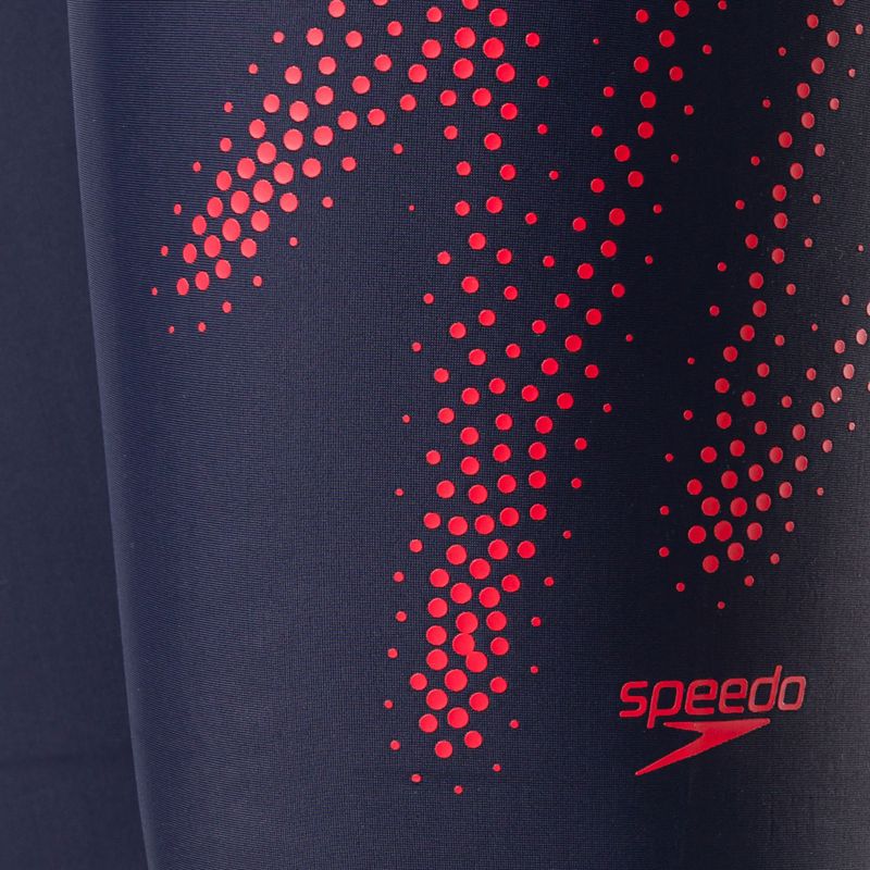 Speedo Hyper Boom Logo Placement Gyermek úszódzseki tengerészkék 8-00315515183 3