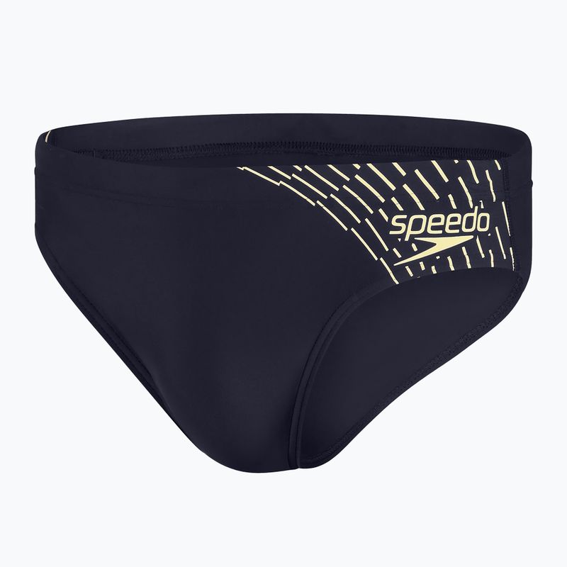 Férfi Speedo Medley Logo 7 cm Brief úszónadrág tengerészkék 8-0973906873 4