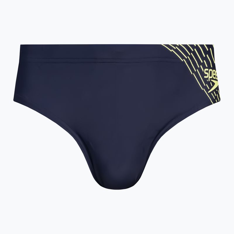 Férfi Speedo Medley Logo 7 cm Brief úszónadrág tengerészkék 8-0973906873