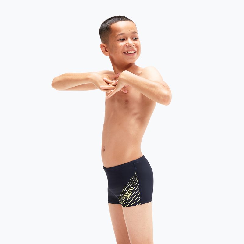 Speedo Medley Logo Aquashort gyermek fürdőnadrág tengerészkék 8-1241006864 6