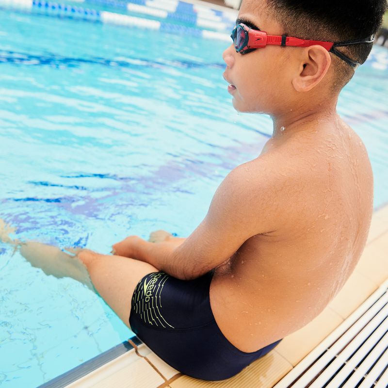 Speedo Medley Logo Aquashort gyermek fürdőnadrág tengerészkék 8-1241006864 9