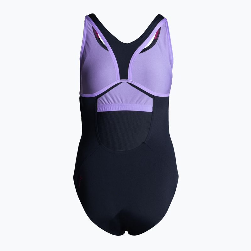 Speedo Hyperboom Splice Flyback női egyrészes fürdőruha tengerészkék 8-00305015158 2