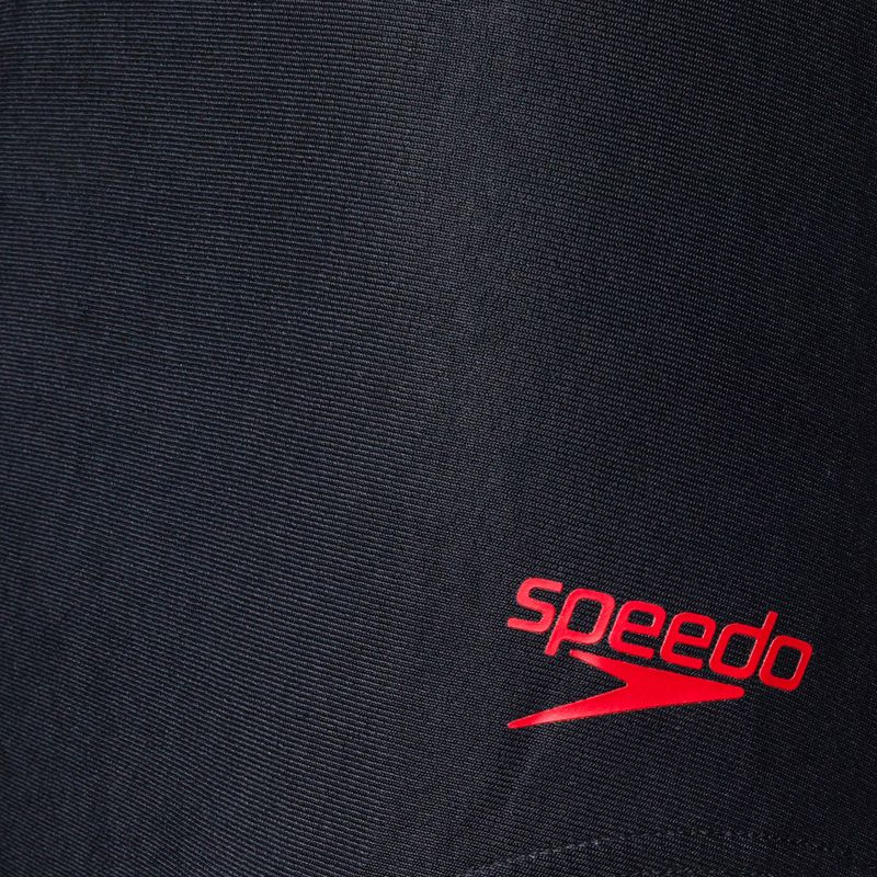 Speedo női egyrészes fürdőruha Digital Placement Hydrasuit fekete-piros 8-1244515213 3