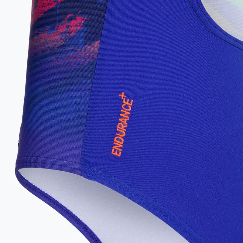 Gyerek egyrészes fürdőruha Speedo Digital Placement Medalist blue/green 4