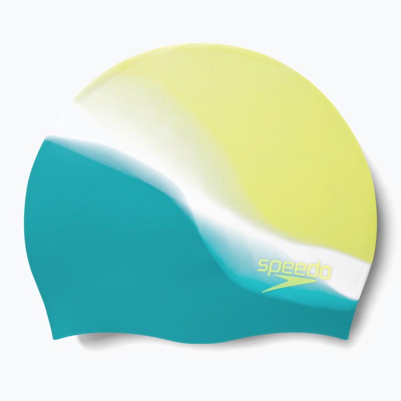 Speedo Multi Colour Silicone Junior gyermek sapka zöld/sárga 8-00236714576 3