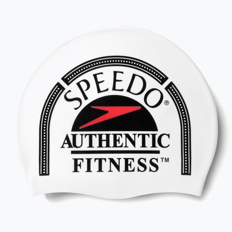 Speedo Nyomtatott szilikon sapka fehér 8-0838514630 3