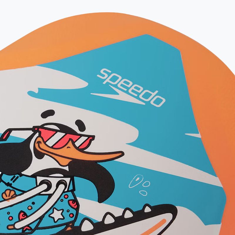 Úszódeszka Speedo Turtle Printed Float chima azure blue/fluro orange 4