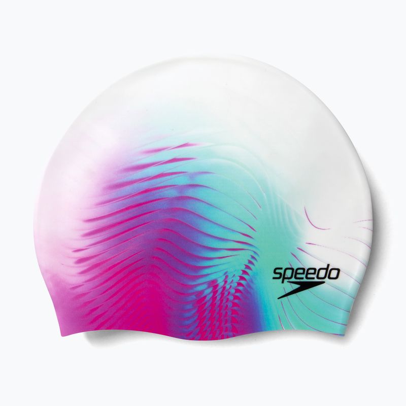 Speedo Digitális nyomtatott fehér és lila sapka 8-1352414649 3