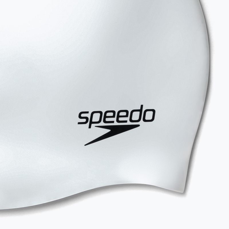 Speedo Egyszerű öntött szilikon sapka ezüst 8-7098414572 6
