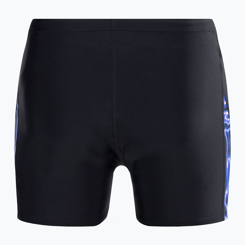 Férfi Speedo Allover Digi V-Cut úszó boxeralsó fekete/kék 2