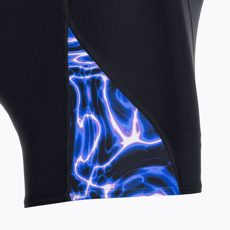 Férfi Speedo Allover Digi V-Cut úszó boxeralsó fekete/kék 3