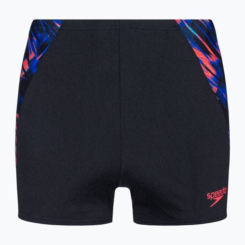 Férfi Speedo ECO END+ Splice úszónadrág fekete/narancssárga