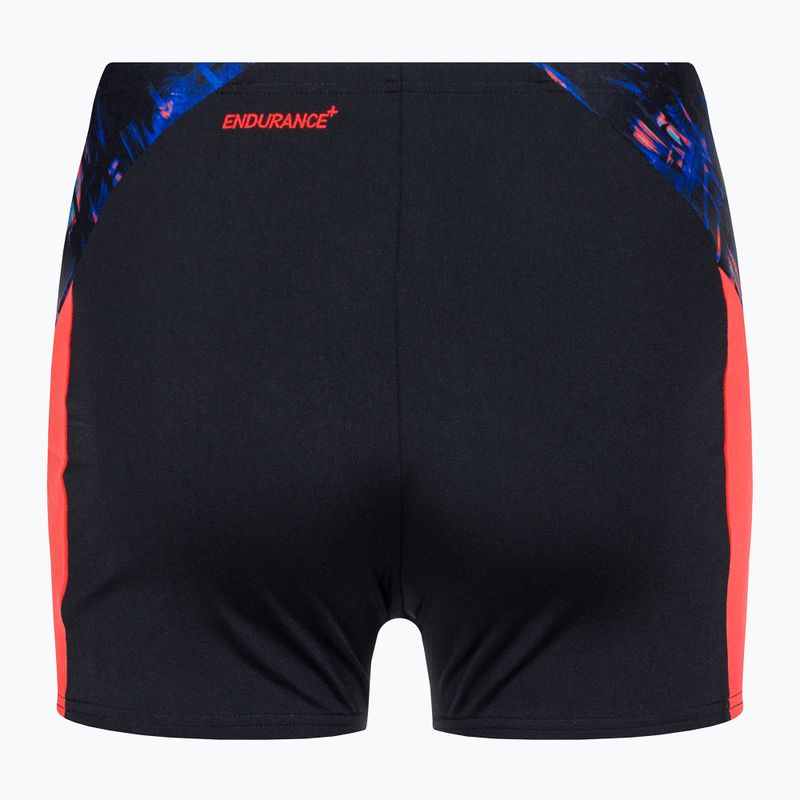 Férfi Speedo ECO END+ Splice úszónadrág fekete/narancssárga 2