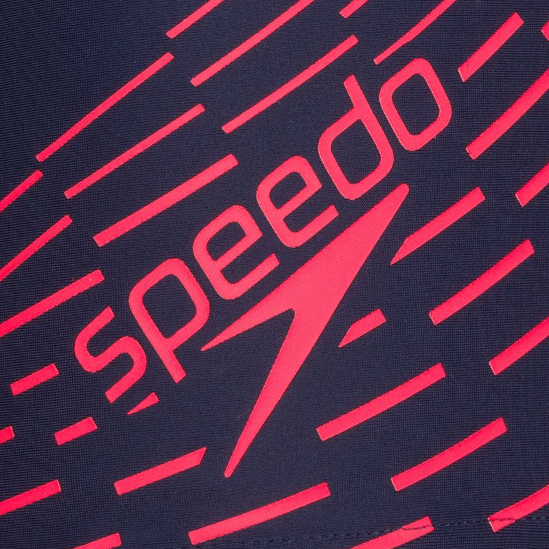 Férfi Speedo Medley Logo úszónadrág navy/narancs színben 3