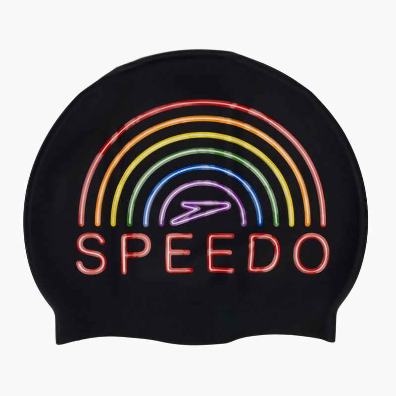 Speedo Nyomtatott szilikon pride szivárványos úszósapka