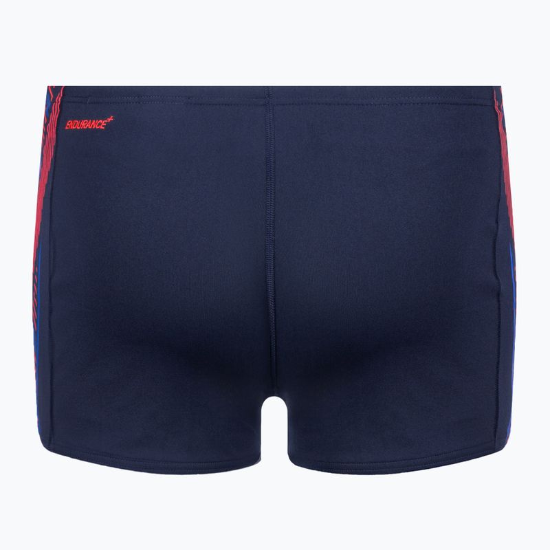 Férfi Speedo Tech Panel navy/narancs színű úszóboxeralsó 2