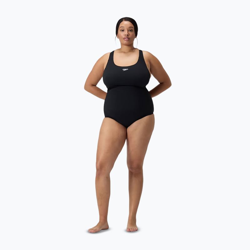 Női egyrészes fürdőruha Speedo Endurance+ Medalist molett black 2