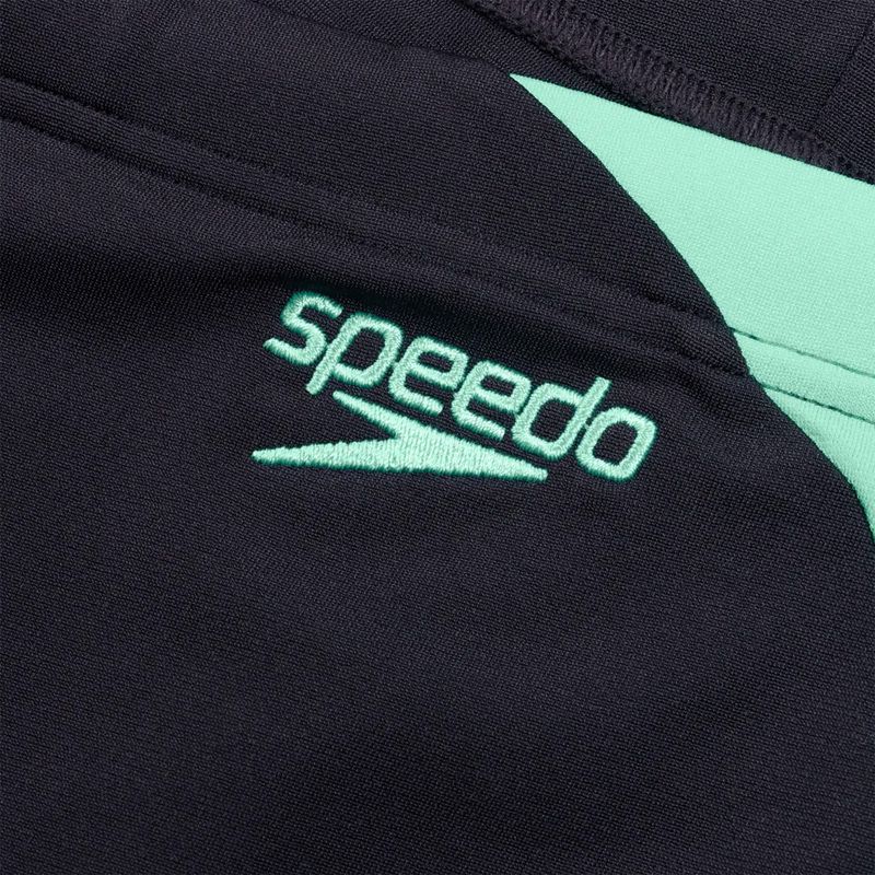 Férfi Speedo Hyper Boom Splice úszó boxeralsó true navy/lequin zöld 3