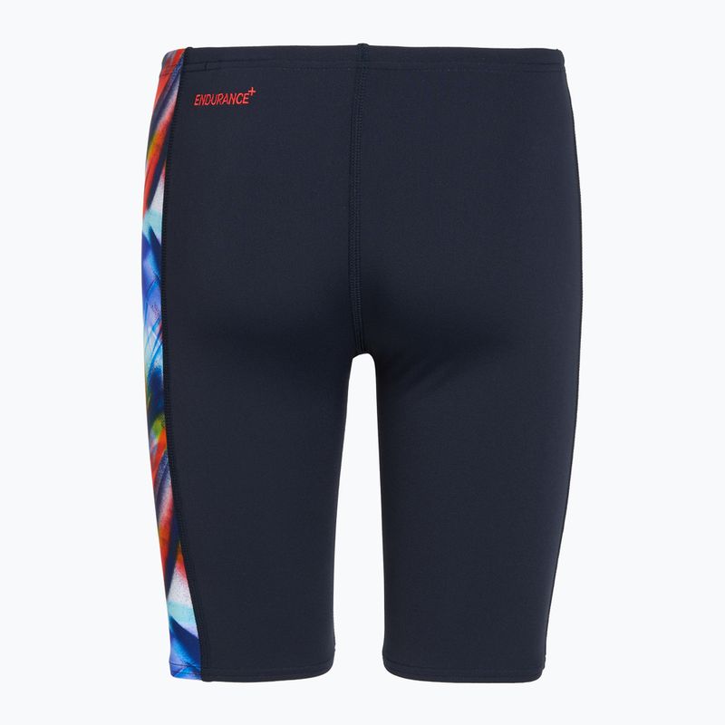 Gyerek úszónadrág Speedo Digital Panel Jammer black/red 2