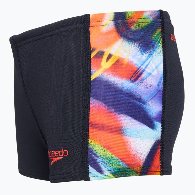 Gyerek úszóboxer Speedo Digital Panel Aquashort true navy/watermelon/bitter lime 3