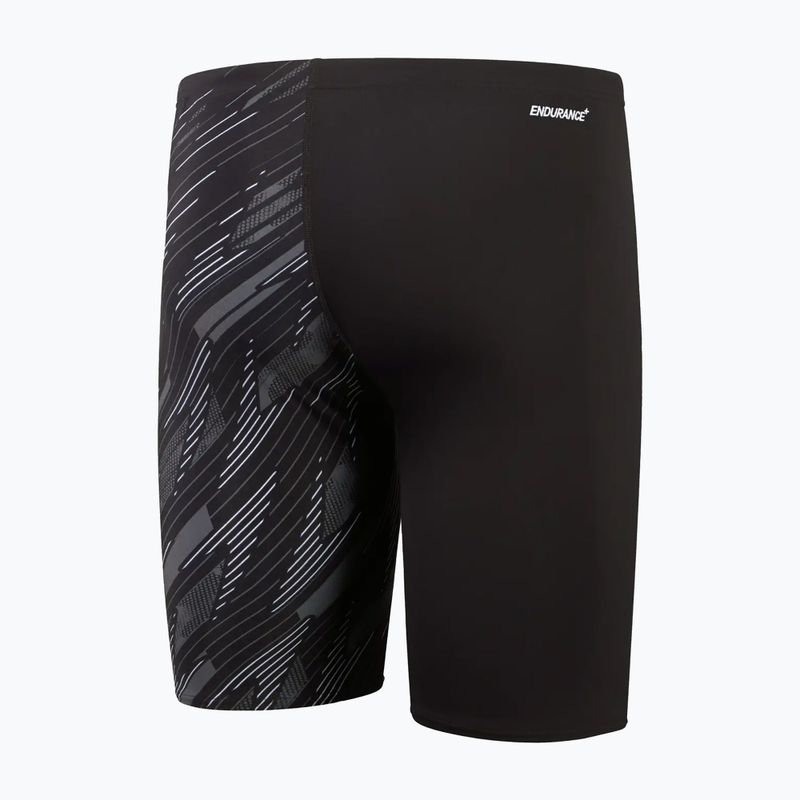 Speedo Hyperboom V-Cut fekete/usa charcoal/fehér férfi úszódzsemmi 2
