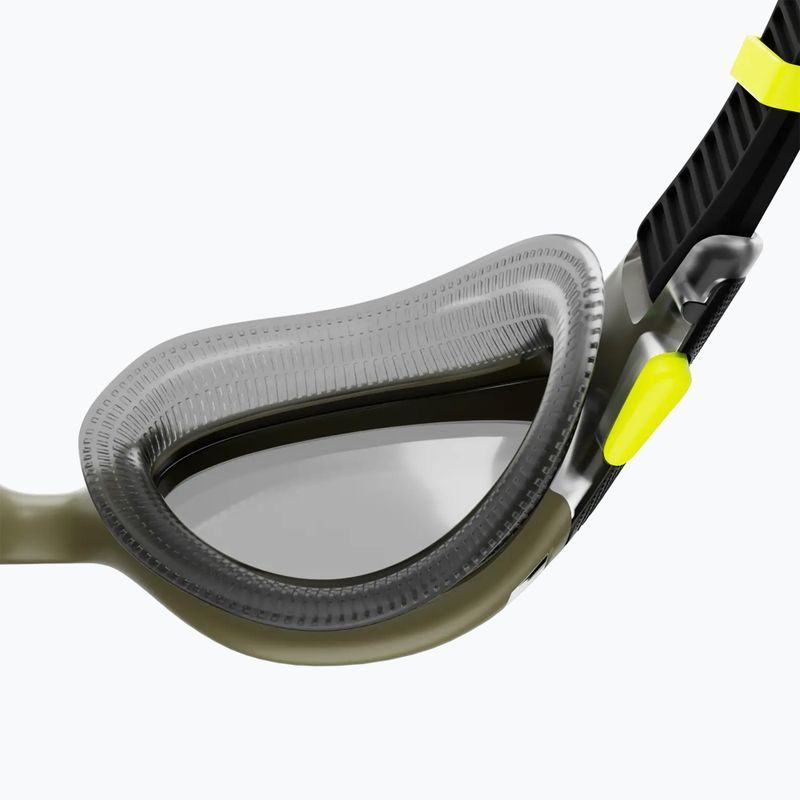 Speedo Biofuse 2.0 polarizált oliva színű éjszakai/fekete/szürke úszószemüveg 5
