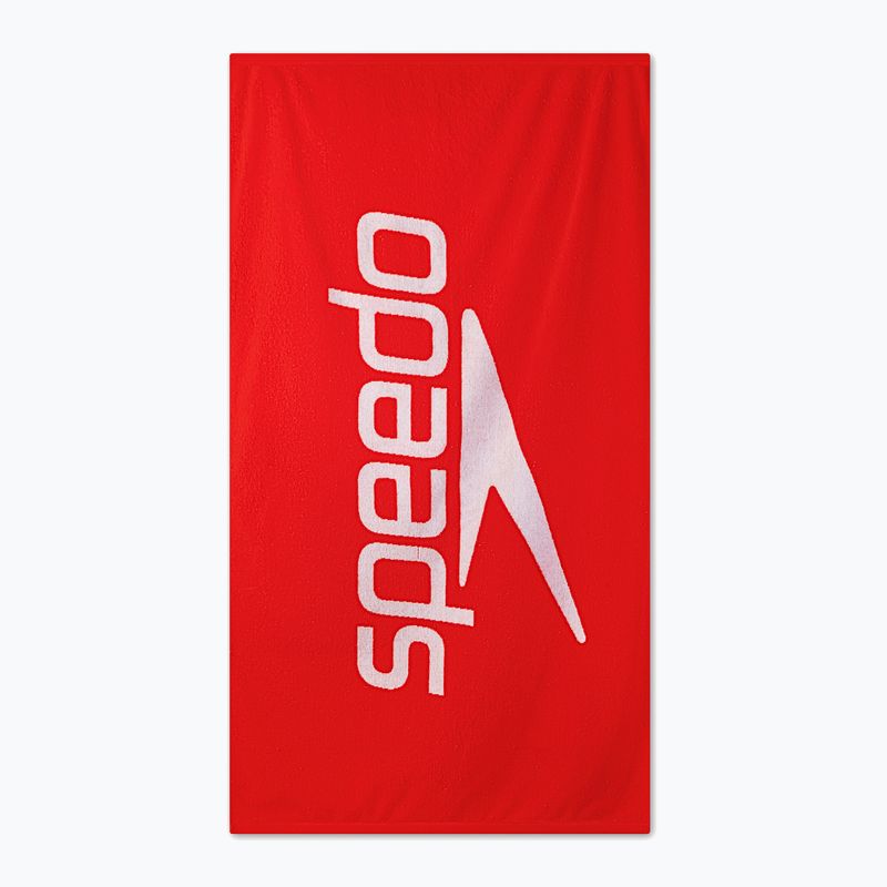 Speedo Logo Towel fed red/white törölköző