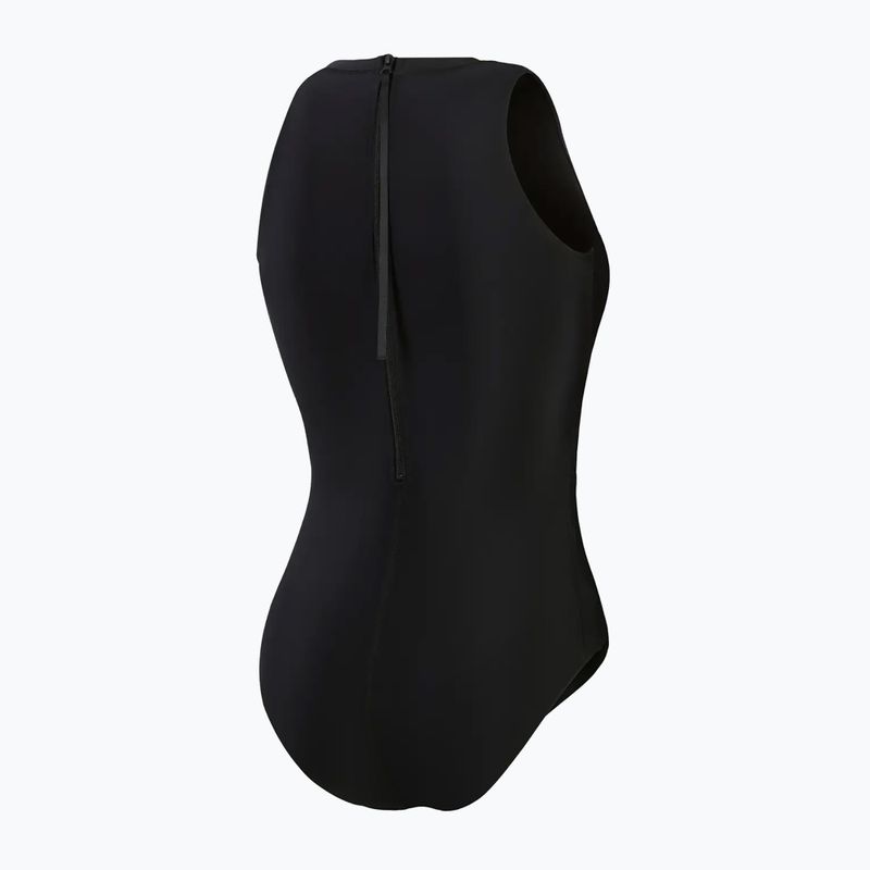 Speedo női egyrészes fürdőruha Hydrasuit fekete/fehér 3