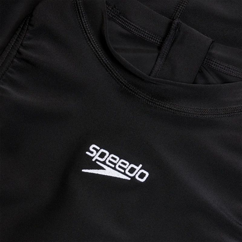 Speedo női egyrészes fürdőruha Hydrasuit fekete/fehér 4