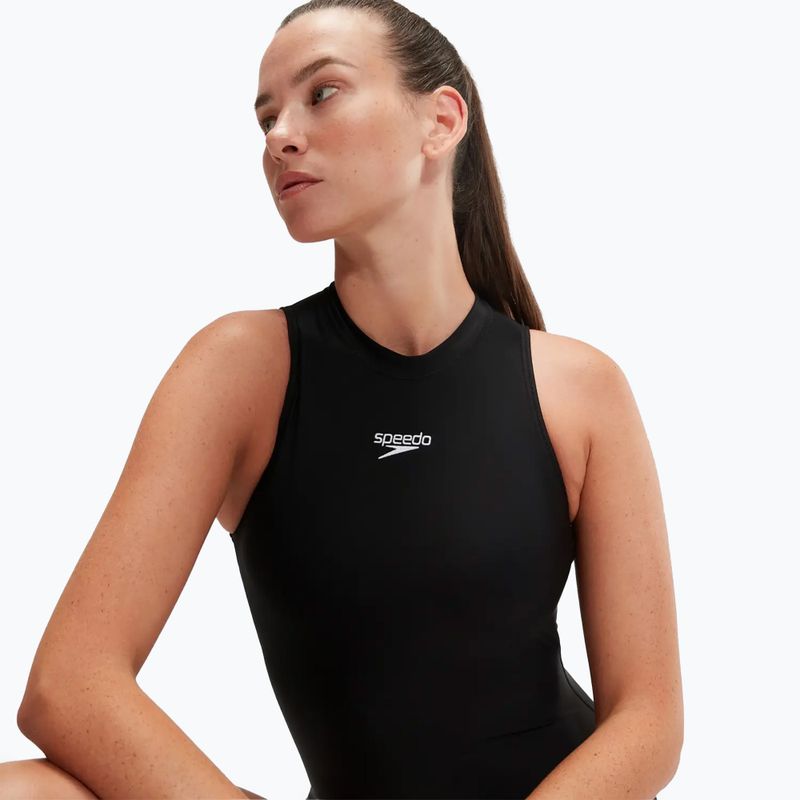 Speedo női egyrészes fürdőruha Hydrasuit fekete/fehér 8