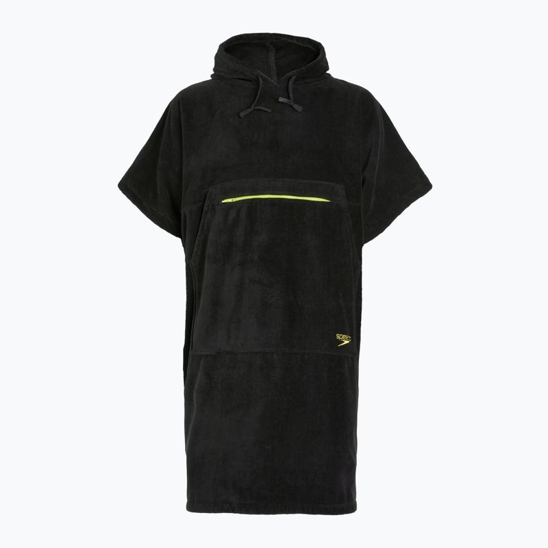 Poncsó Speedo Swim Poncho S black/hyper yellow