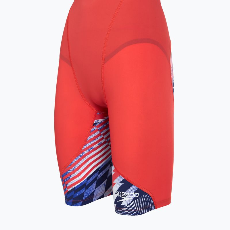 Úszóruha Speedo Fastskin LZR Ignite Kneeskin flame red/bolt/white 3