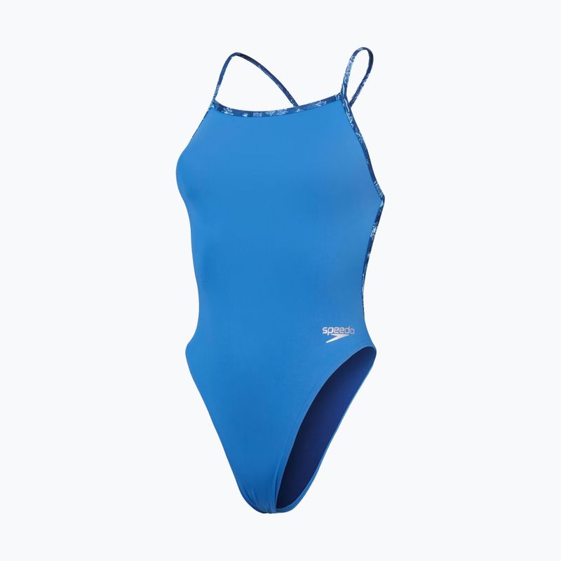 Egyrészes fürdőruha Speedo Solid Vback servres blue