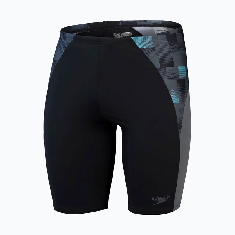 Férfi úszónadrág Speedo Endurance+ MAX Splice Jammer black/usa charcoal/marine