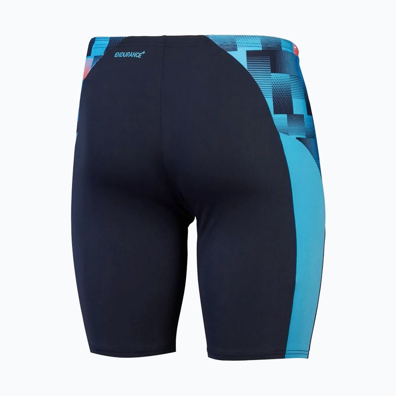 Férfi úszónadrág Speedo Endurance+ MAX Splice Jammer true navy/picton blue/siren red 2