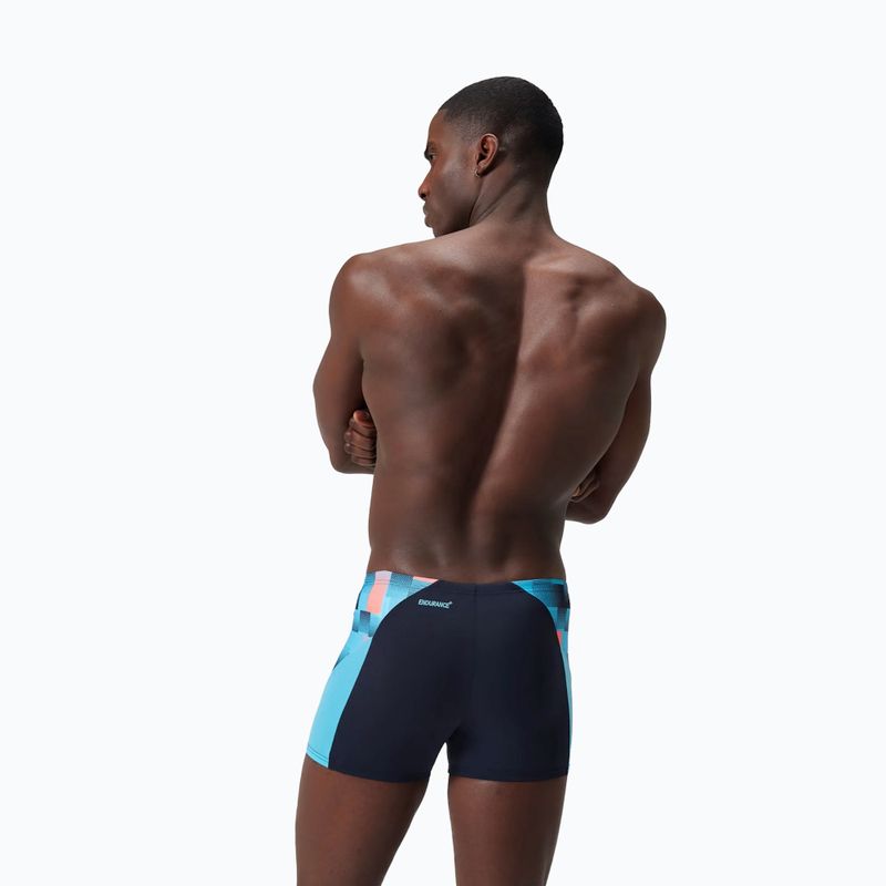 Férfi úszónadrág Speedo Endurance+ MAX Splice Aquashort true navy/picton blue/siren red 8