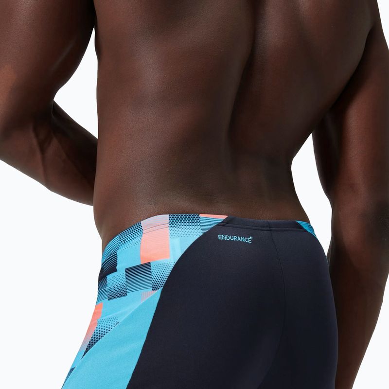Férfi úszónadrág Speedo Endurance+ MAX Splice Aquashort true navy/picton blue/siren red 10