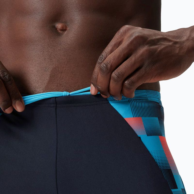 Férfi úszónadrág Speedo Endurance+ MAX Splice Aquashort true navy/picton blue/siren red 12