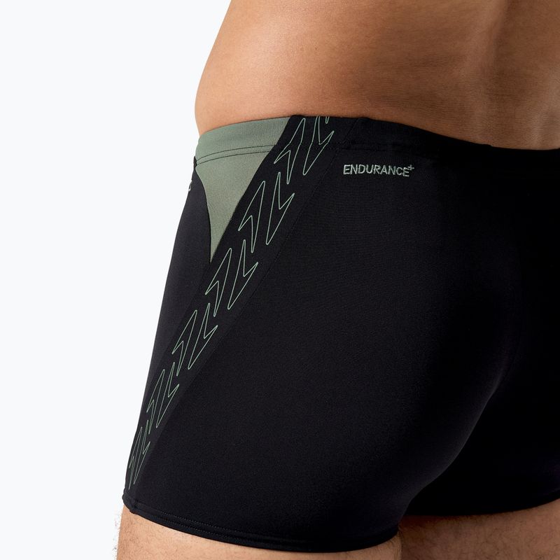 Férfi úszónadrág Speedo HyperBoom Splice Aquashort black/country green 6