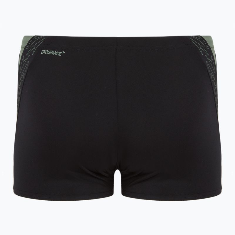 Férfi úszónadrág Speedo HyperBoom Splice Aquashort black/country green 2