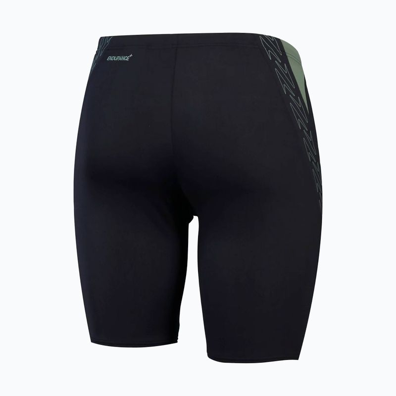 Férfi úszónadrág Speedo HyperBoom Splice Jammer black/country green 2