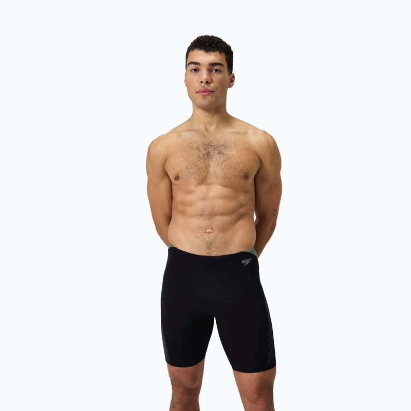 Férfi úszónadrág Speedo HyperBoom Splice Jammer black/country green 7