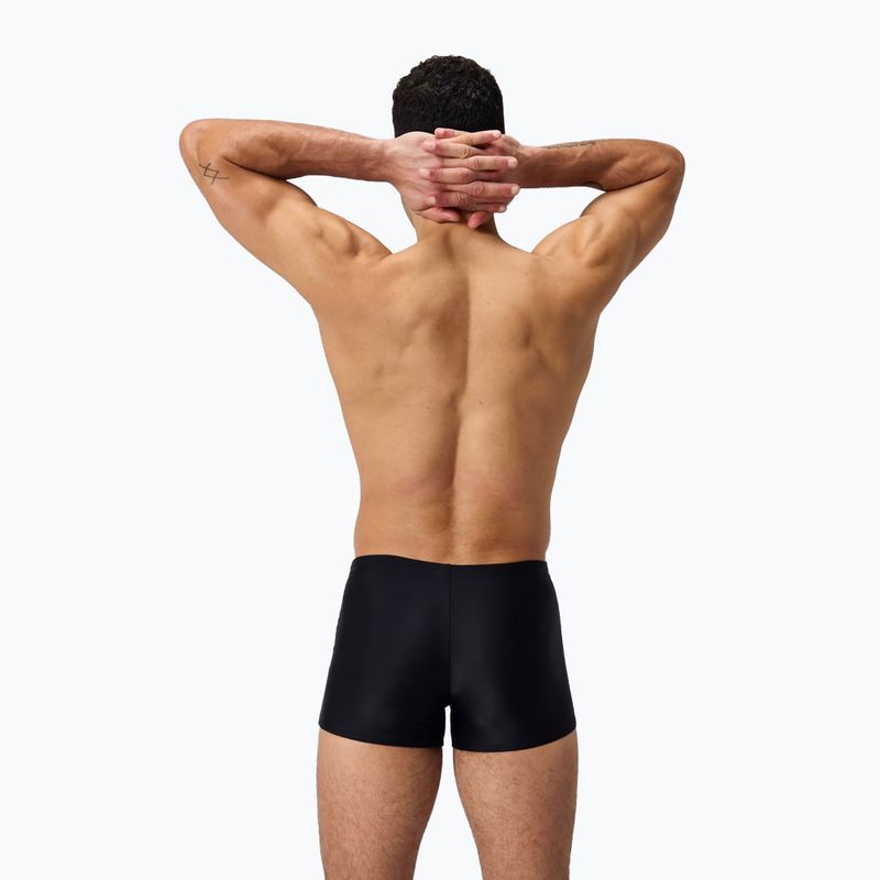 Férfi úszónadrág Speedo Medley Logo Aquashort black/siren red 7